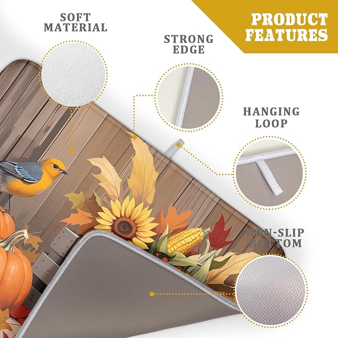 Fall Thanksgiving Dish Drying Mat - Image 4