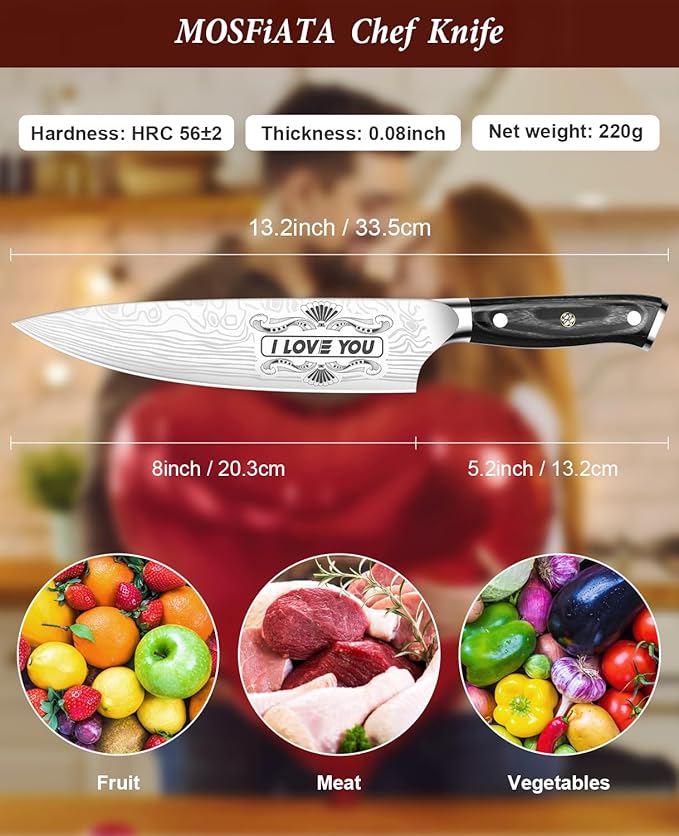 MOSFiATA Gifts for Men Women Christmas, Chef Gifts for Best Dad Mom Birthday - Image 3