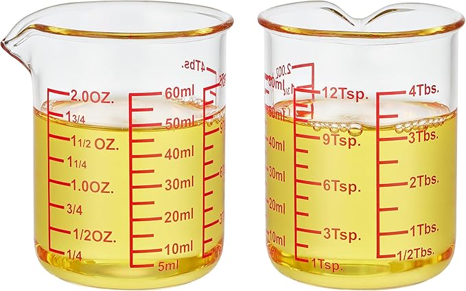 High Borosilicate Glass Measuring Cup-V-Shaped Spout，Glass Measuring Beaker - Image 8