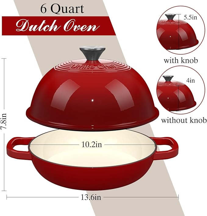 Enamelled Cast Iron Dutch Oven Pot – Dutch Oven Pot - Image 5