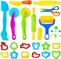 28Pcs Dough and Clay Play Tools Kit by Unknown