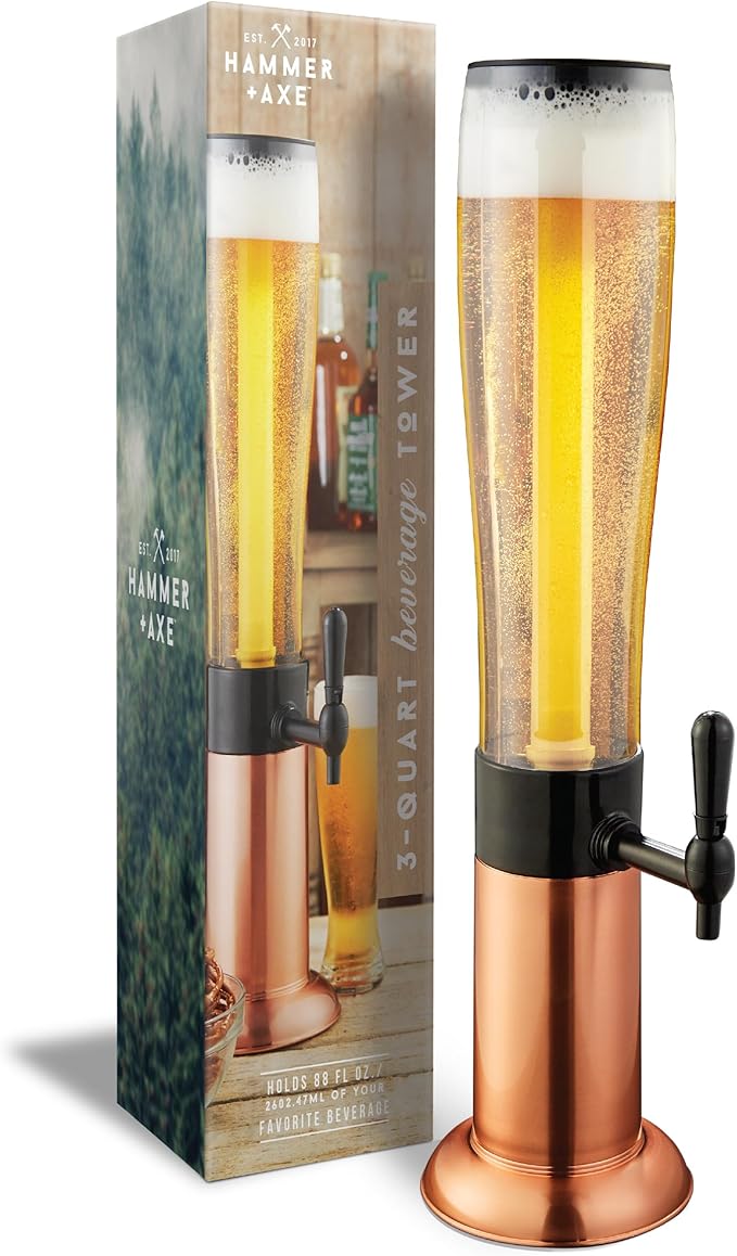 Hammer + Axe Beverage Dispenser – 88 oz Party Drink Dispenser by Hammer+%2B+Axe