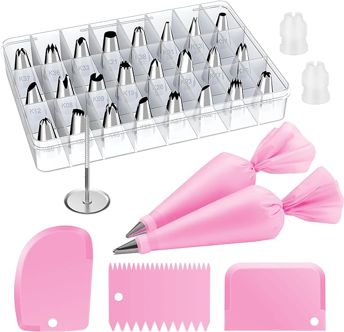 Kootek 32-Piece Piping Bags and Tips Set by Kootek