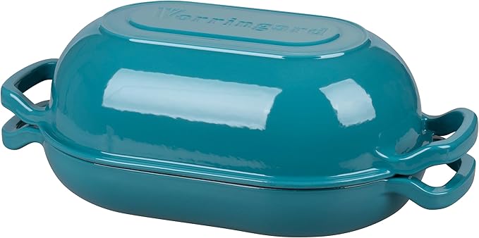 VORRINGARD Enameled Cast Iron Sourdough Bread Oven, Dutch Oven, Loaf Cast Iron - Image 8