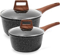 ESLITE LIFE 1.5 QT & 2.5 QT Sauce Pan Set by ESLITELIFE