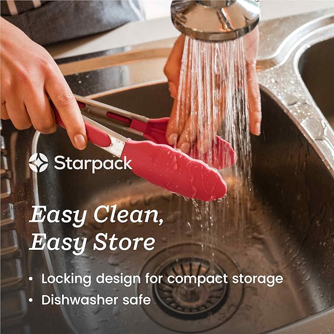 Starpack 'Get a Grip' Silicone Kitchen Tongs - Image 3