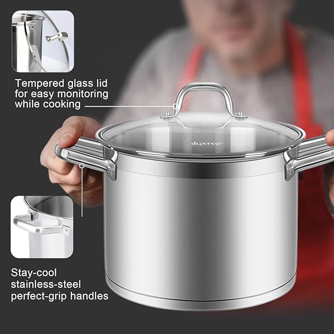 Duxtop Professional Stainless Steel Cookware Induction Ready Impact-bonded - Image 3