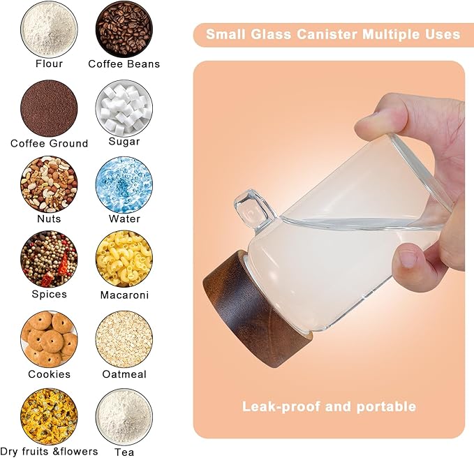 8 oz Small Glass Mason Jars - Image 3