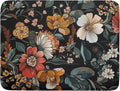Vintage Floral Dish Drying Mat 18x24 inch Boho Flower Drainer Mats Fast Dry by Giwawa