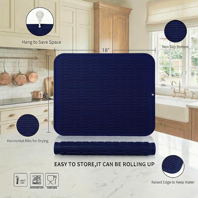 MicoYang Silicone Dish Drying Mat - Image 2