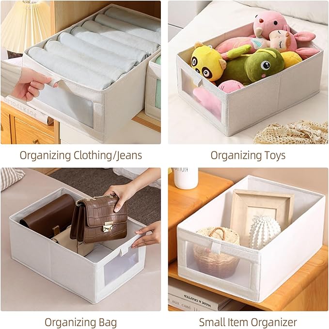 Linen Closet Organizers And Storage, 12 Pack Closet Storage Bins Linen Closet - Image 6