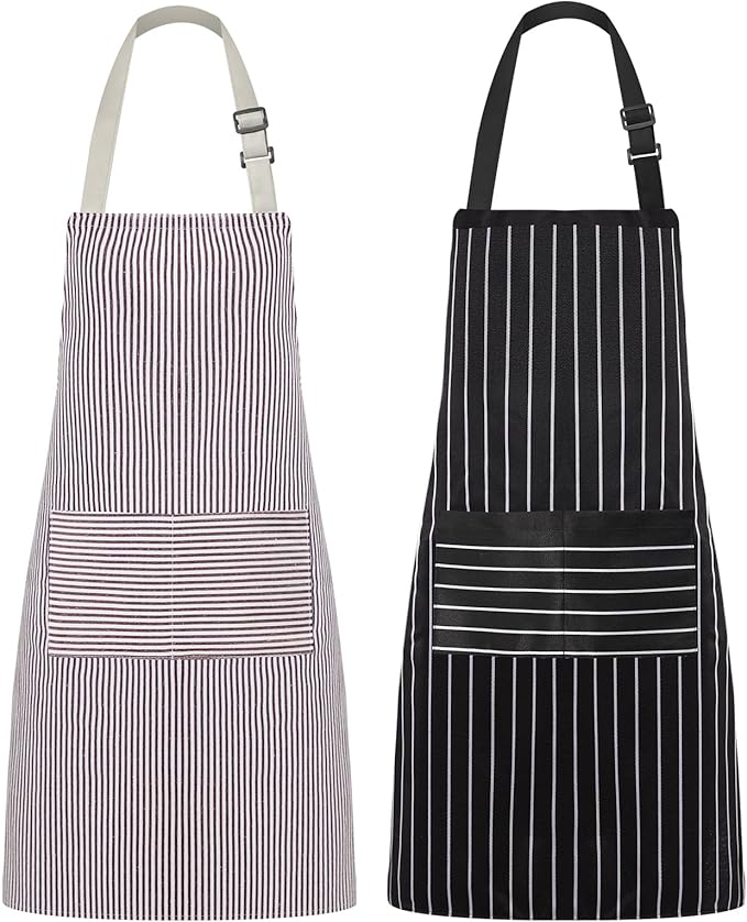 Syntus Apron for Men Women, Adjustable Cooking Kitchen Chef Aprons by Syntus