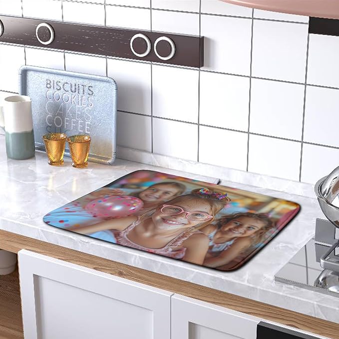 Customized Personalized Image Dish Drying Mat - Image 5