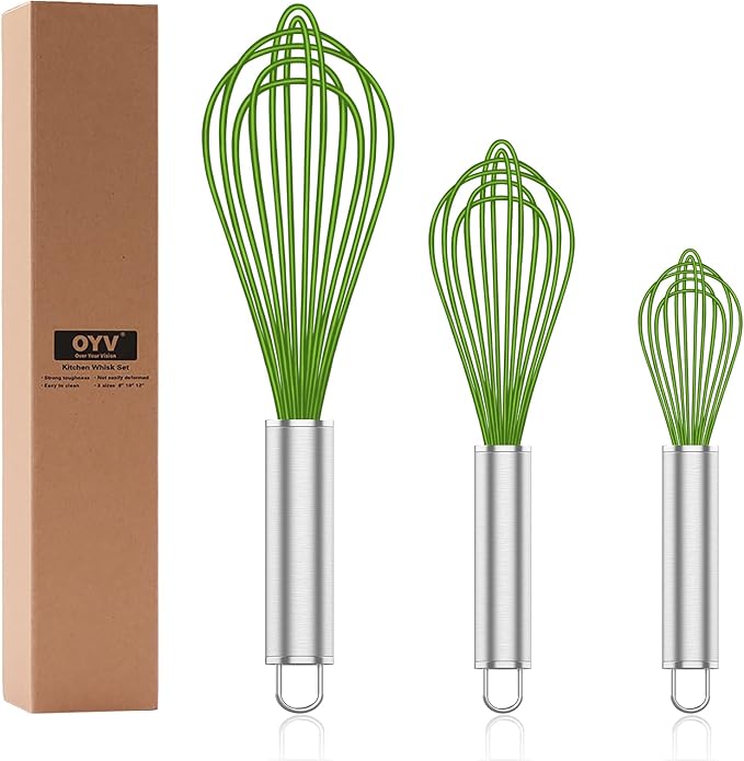 OYV Silicone Whisk, Professional Whisks by OYV