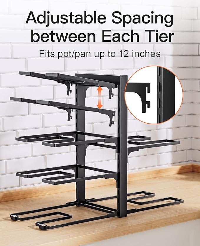 ORDORA Pots and Pans Organizer Rack - Image 7