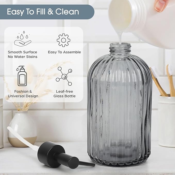 Topsky Glass Soap Dispenser - Image 2
