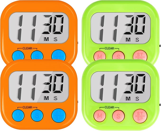Timer for Kids Teachers Supplies Digital Kitchen Timers for Cooking Large by AOUCE