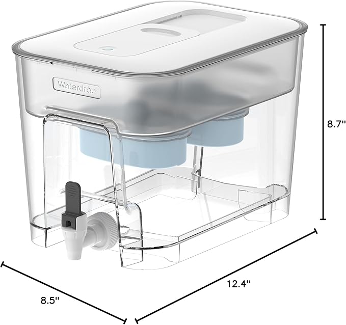 Waterdrop WFD-22W-DF-A Water Filter Dispenser, Alkaline 40-Cup Water Purifier - Image 9