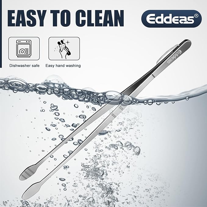 Eddeas Kitchen Tweezers Tongs, Cooking Tweezers Stainless Steel - Image 9