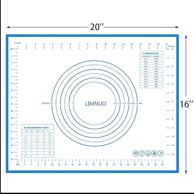 Silicone Baking Mat，Non Stick Rolling Dough - Image 6