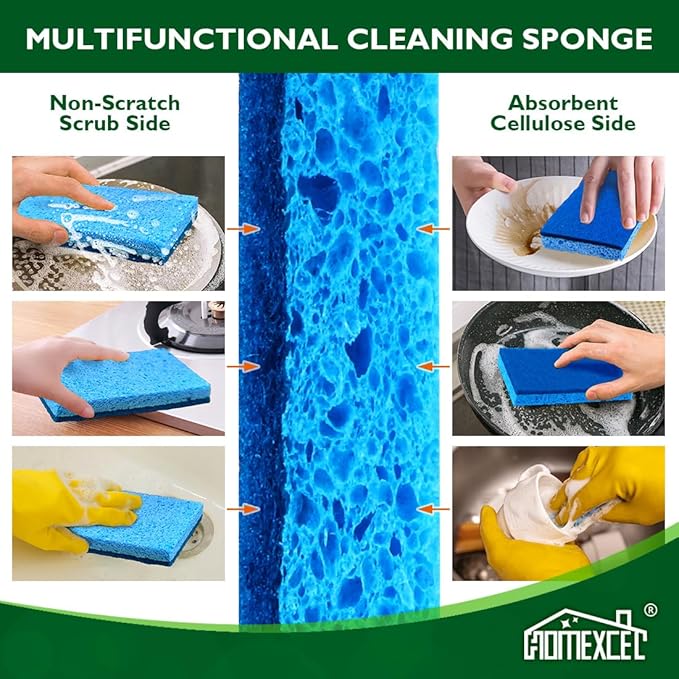 HOMEXCEL Extra Large Dish Sponge - Image 5