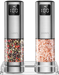 Upgraded Larger Capacity Electric Salt and Pepper Grinder Set Rechargeable by IFONPY