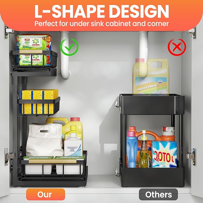 Under Sink Organizer and Storage - Image 4