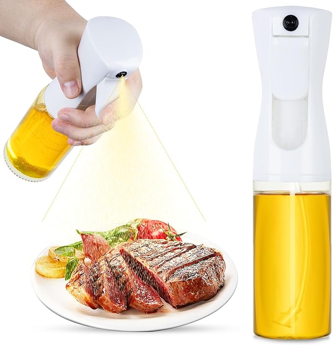 Glass Olive Oil Sprayer For Cooking, 2026 New Upgraded Powerful Even-Spray Oil by WANKODA