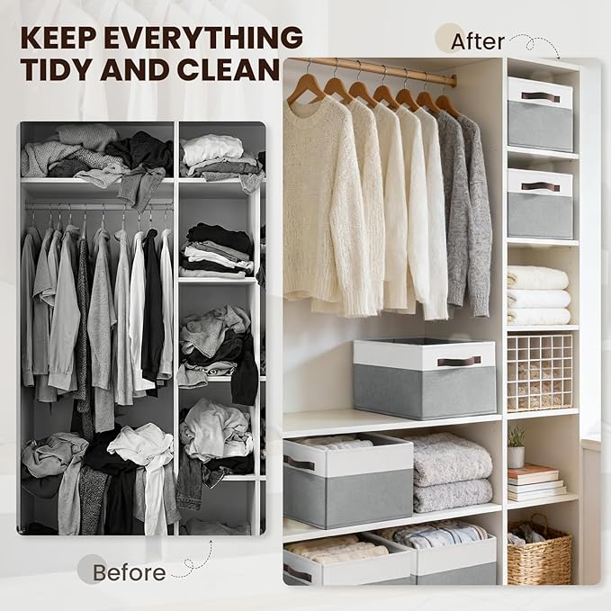 Criusia Closet Organizers and Storage Baskets - Image 6