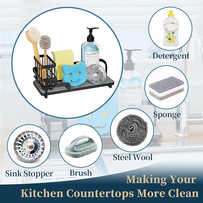 Consumest Sponge Holder for Kitchen Sink - Image 7