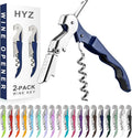 HYZ 2-Pack Wine Opener Waiter Corkscrew, Professional Wine Key by HYZ