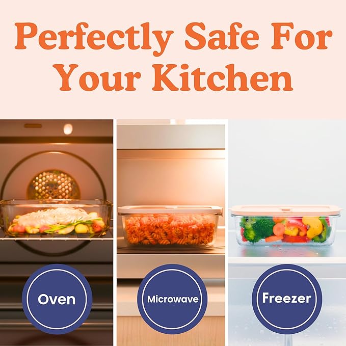Non-Toxic 35 Oz Glass Storage Containers - Image 7