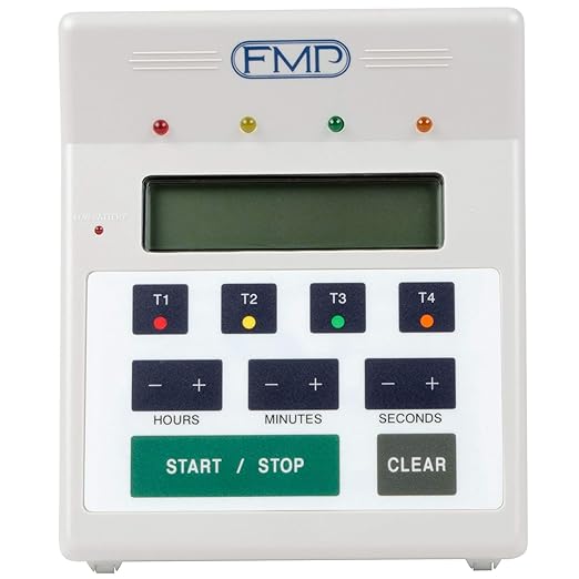 FMP Digital 4 Channel Commercial Kitchen Countdown Timer, Water Resistant - Image 2