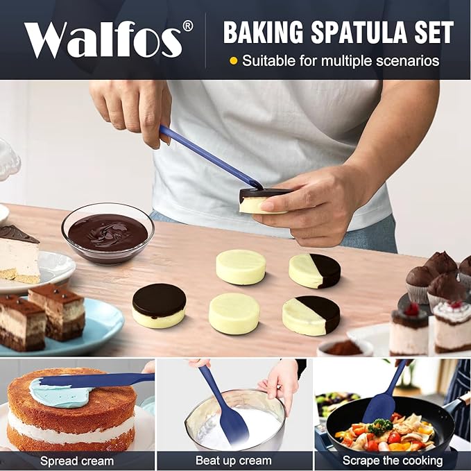 Walfos Silicone Spatula Set - Image 3