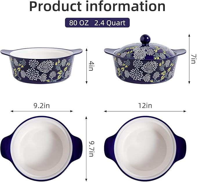 Casserole Dish With Lid - Image 7