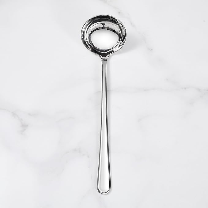 KEAWELL Premium 11" Verona Small Soup Ladle, 18/10 Stainless Steel, Heavy-Duty - Image 5