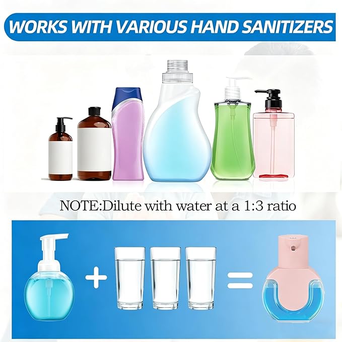 Automatic Soap Dispenser Touchless, Rechargeable Foaming Soap Dispenser - Image 3