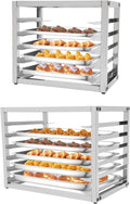 5 Tier Bun Pan Rack, Aluminum Bakery Rack by HinLIaDa