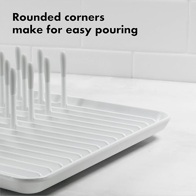 OXO Good Grips Compact Dish Rack Biscuit | - Image 5