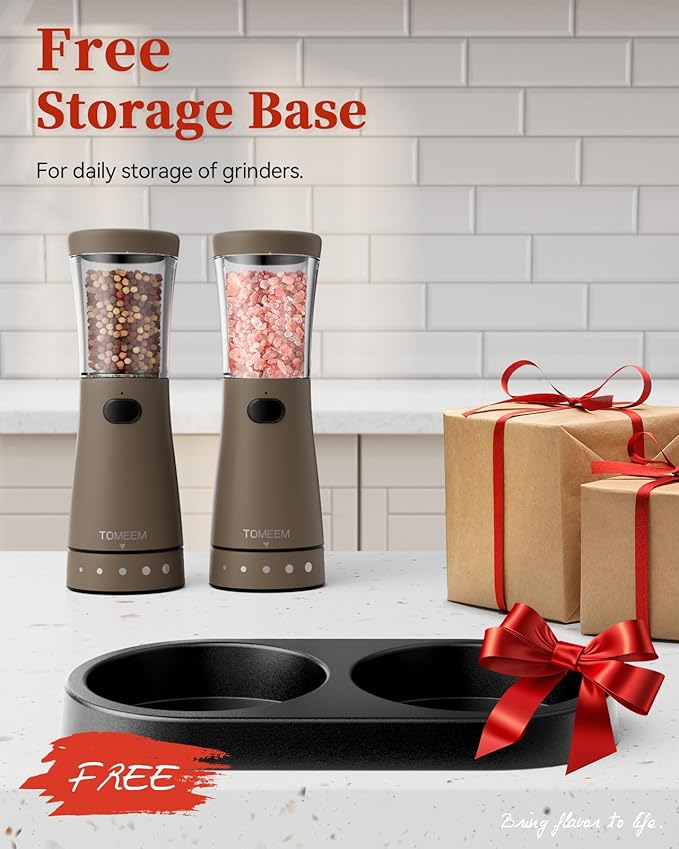 Electric Salt and Pepper Grinder Set - Image 9