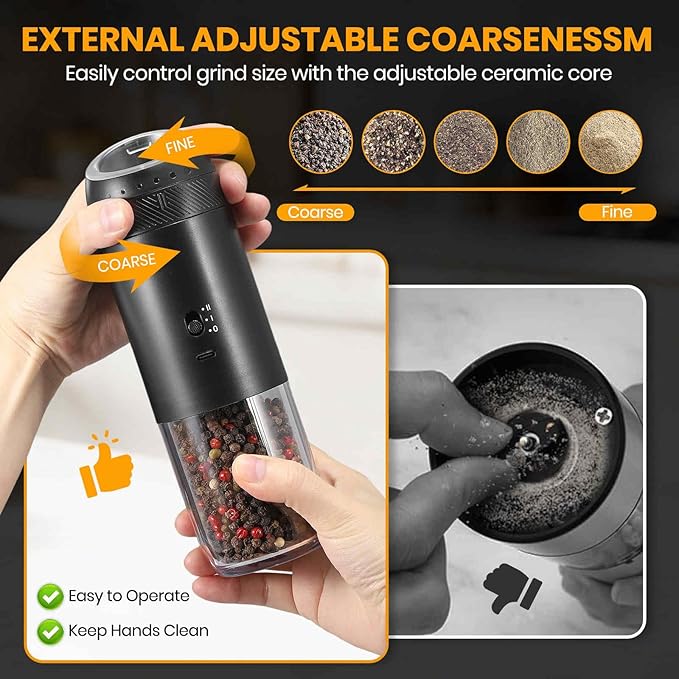 Gravity Electric Salt Grinder Set - Image 5