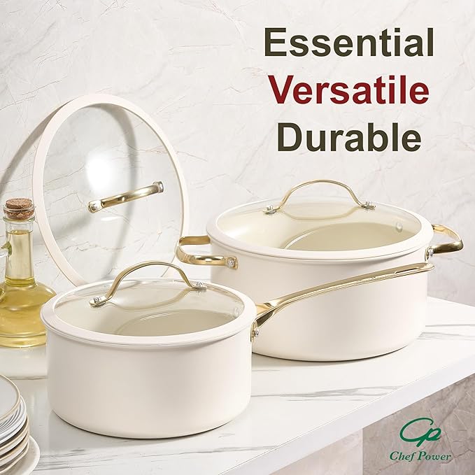 Chef Power Ceramic Cookware Sets, Cookware Set - Image 7