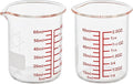 High Borosilicate Glass Measuring Cup-V-Shaped Spout，Glass Measuring Beaker by AckersBORO33