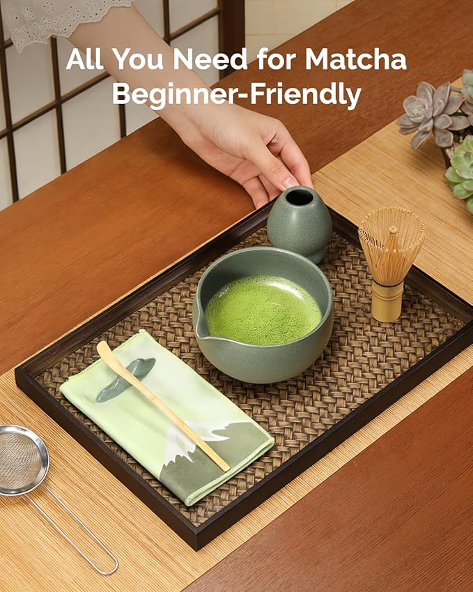 Maestri House Matcha Whisk Set, 7-Pc Complete Matcha Kit - Image 6