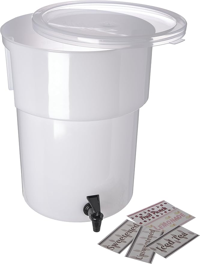 Carlisle FoodService Products Round Beverage Dispenser Drink Dispenser by CarlisleFoodServiceProducts