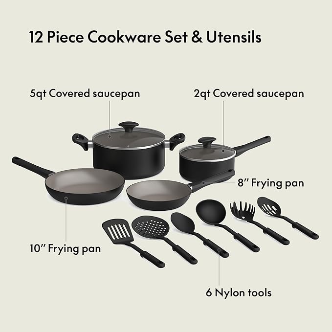bella 12 Piece Cookware Set - Image 3