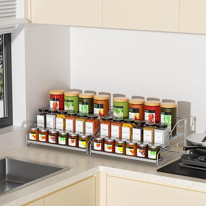 BOIVSHI 4 Tier Spice Rack Organizer - Image 9