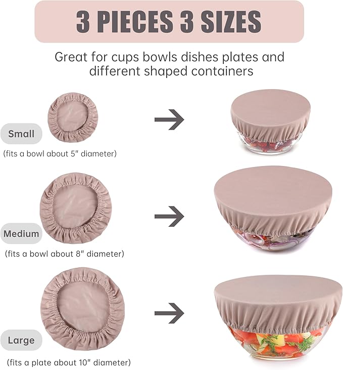 wegreeco Elastic Reusable Bowl Covers - Image 3