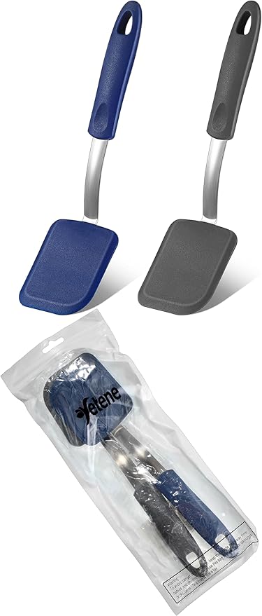 Silicone Cookie Spatula Turner 2 Pack Mini Brownie Spatula Flexible Kitchen - Image 7