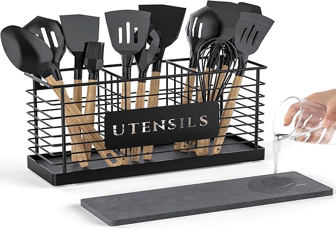 THYGIFTREE Utensil Holder for Kitchen Counter by THYGIFTREE